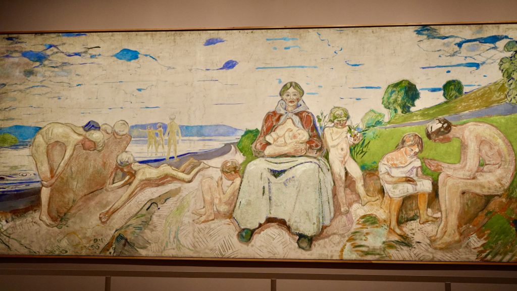 One of Munch&rsquo;s largest paintings, honoring the image of the fecund Norwegian mother